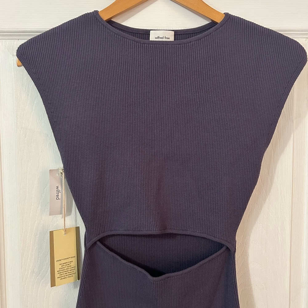 Wilfred Free Cut-Out Mini Dress
